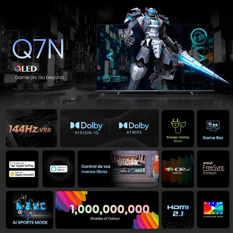 TV Hisense 100Q7N 100 Smart TV interface VIDAA U 7.6