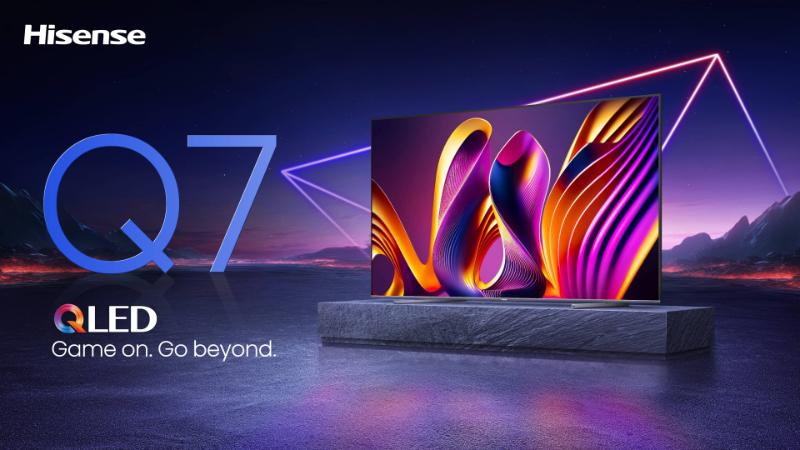 TV Hisense 100Q7N 100 pouces QLED 4K UHD design frontal