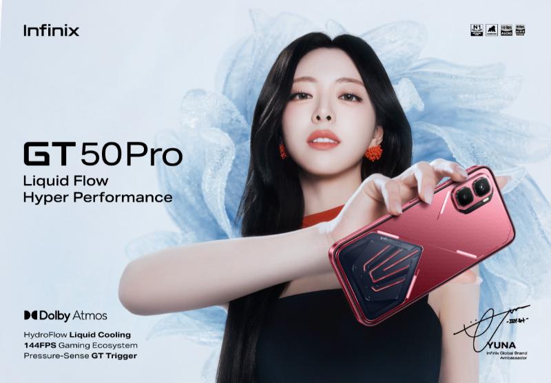 Infinix GT 50 Pro smartphone gaming rouge 144Hz AMOLED