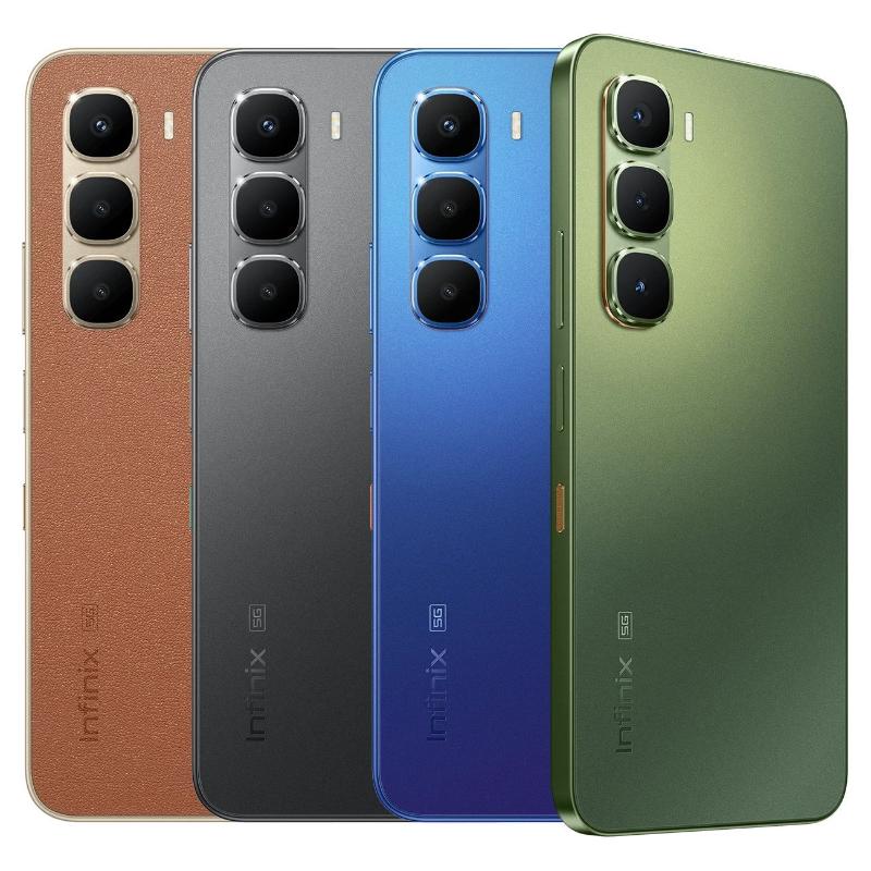 INFINIX Hot 60 FF 5G smartphone Shadow Blue design élégant