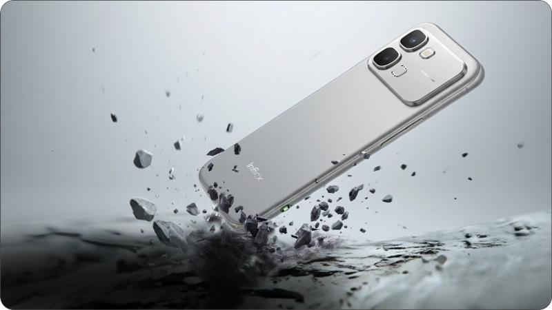 Infinix Note 60 Edge 5G couleur Silk Green élégant moderne