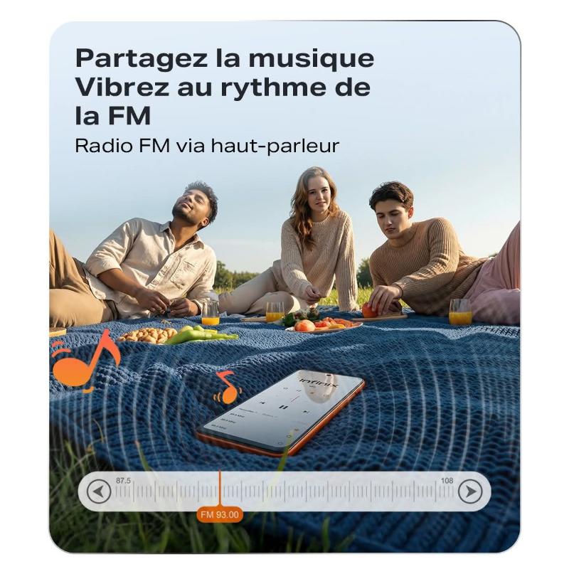 Infinix Smart 20 performance Android 16 mémoire 8Go stockage 64Go