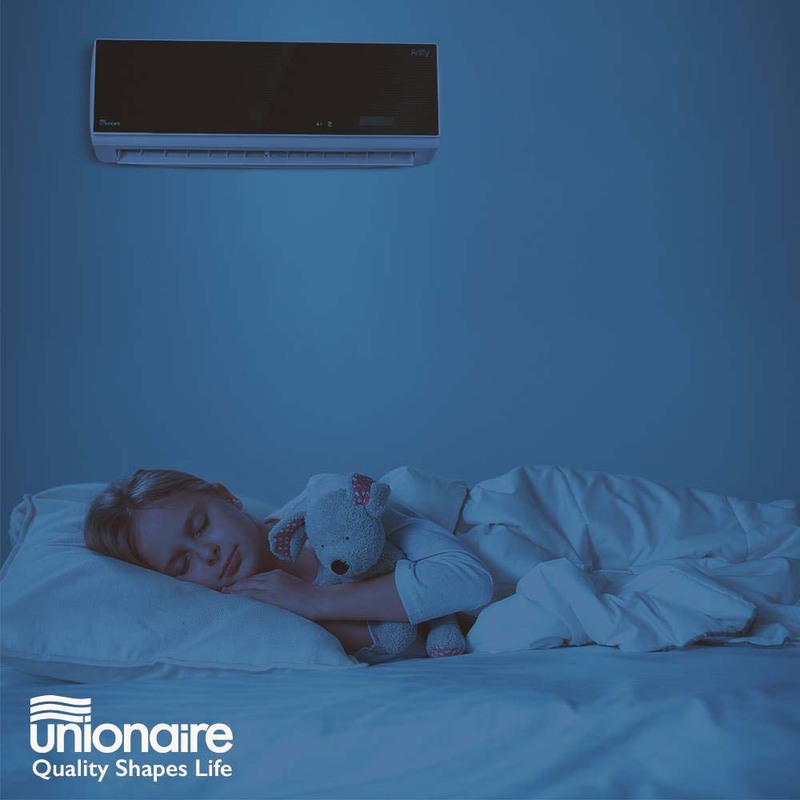 Climatiseur UnionAire Artify 18000 BTU Chaud & Froid - Noir (ARTI18HRS)