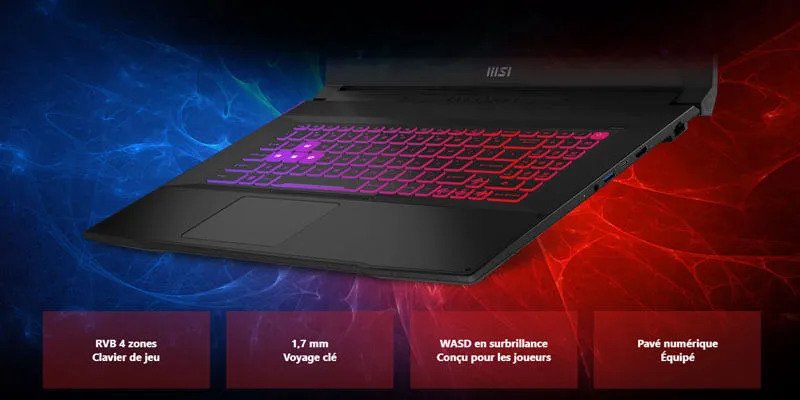 Pc MSI Katana 15 B12U i7 24Go prix Tunisie