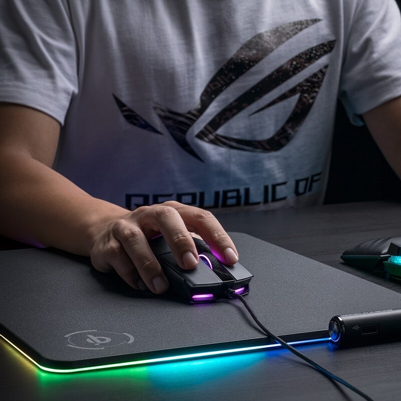 souris usb gamer asus rog strix impact ii