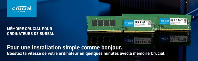 barrette memoire crucial 8 go ct8g4dfra32a tunisie