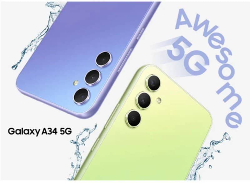 Smartphone Samsung A34: Galaxy 5G 6Go 128Go Smartphone Samsung A34: Galaxy 5G 6Go 128Go