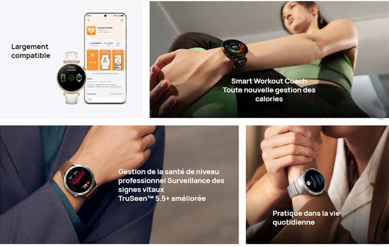 HUAWEI Montre Connectée Watch GT 4