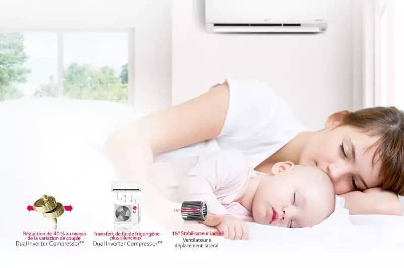 Climatiseur LG Inverter 18000 BTU DualCool - Chaud/Froid
