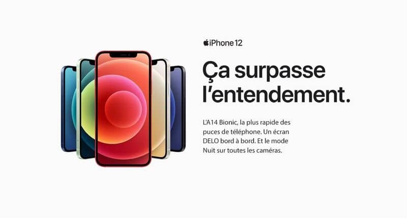 iphone 12 blanc prix