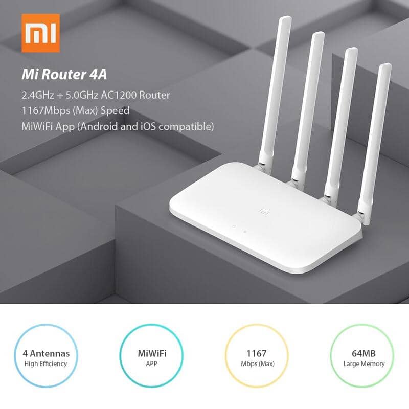 Xiaomi Mi WiFi Mini routeur haute sécurité 1167Mbps double bandes