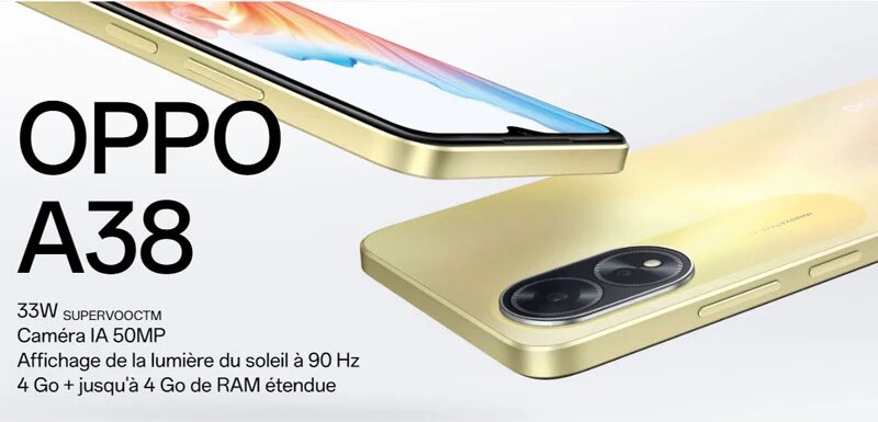 Smartphone OPPO A38 6GO 128GO