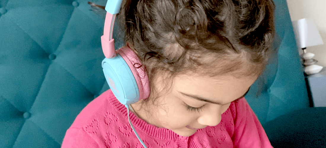 Casque jbal tunisie : blue et rose pour enfant chez oxtek