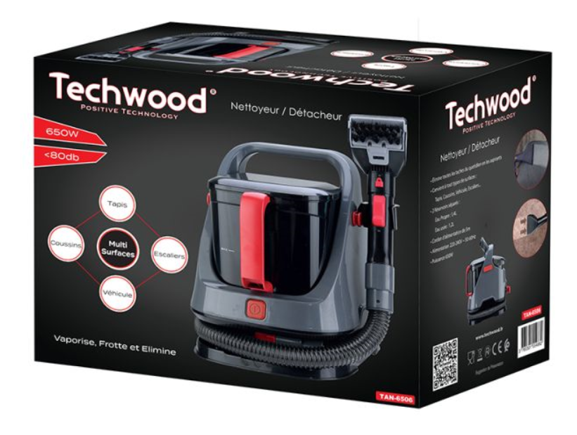 Aspirateur Tunisie : Techwood 650 W chez oxtek